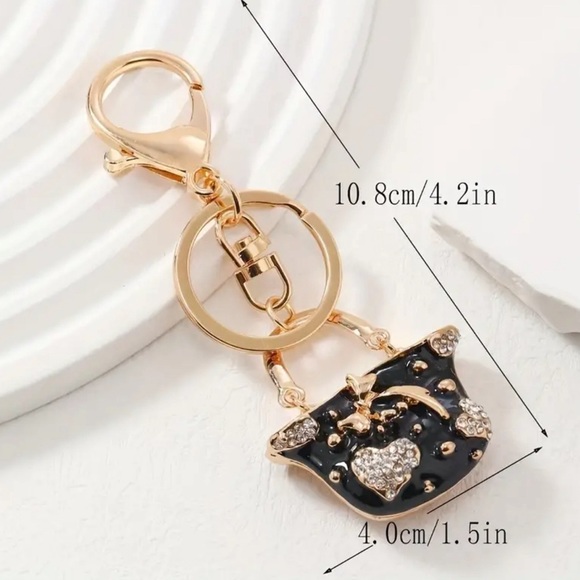 Creative Key Chain, Faux Diamond Bag Keychain - Picture 4 of 4